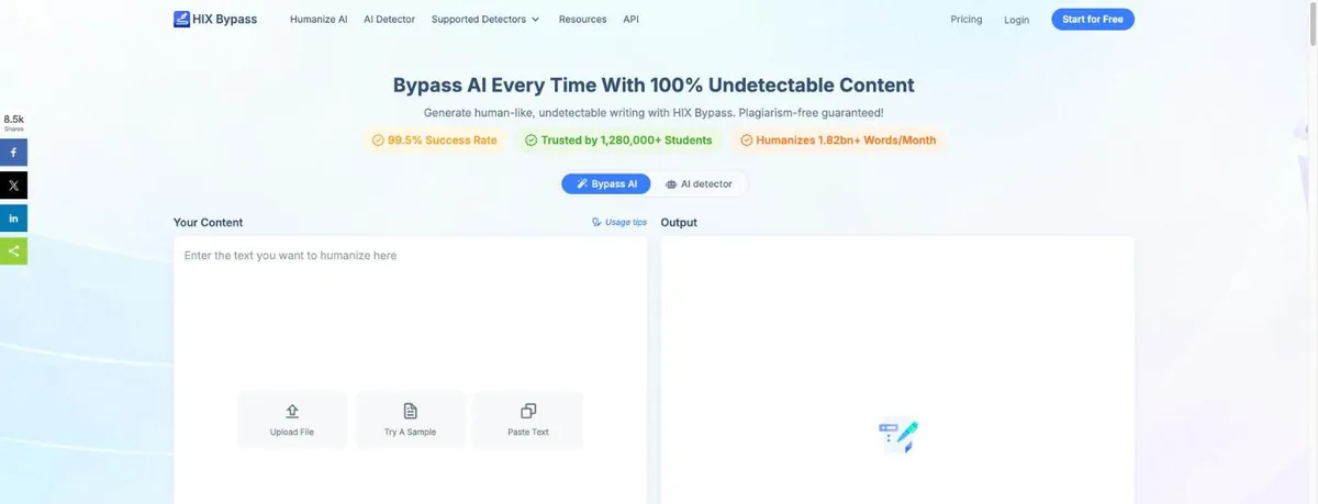 HIX Bypass homepage